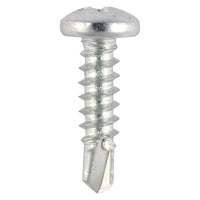 TIMCO Window Fabrication Screws - Pan - PH - Self-Tapping Thread - Self-Drilling Point - Zinc 4.2mm x 19mm