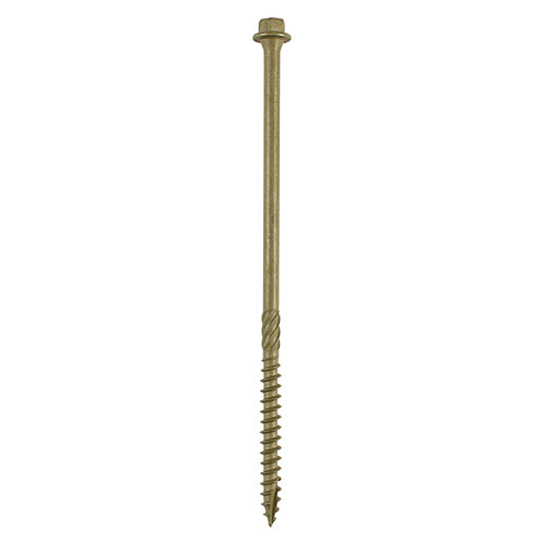 TIMCO 6.7 x 150mm Timber Frame Construction & Landscaping Screws - Hex - Exterior - Green Organic (50 Box)