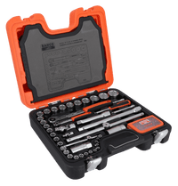 Bahco Socket Set with Combination Wrenches, Hex L-Keys and Bits - 96 Pcs S95