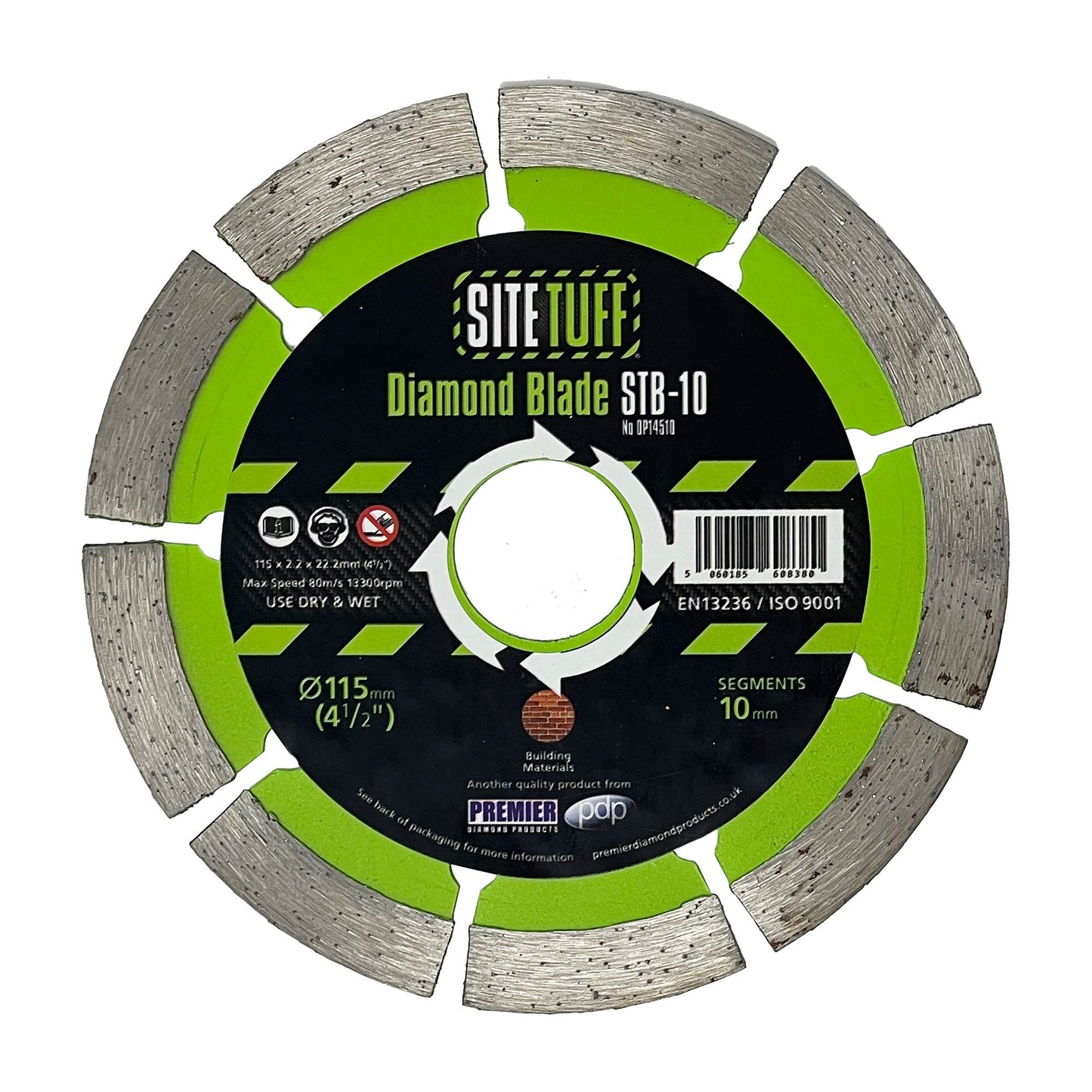 Site Tuff Premier Diamond 115x2.2x10x22.2mm Building Material Blade