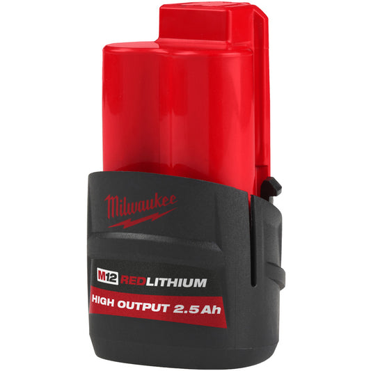 Milwaukee M12™ HIGH OUTPUT ™ 2.5Ah REDLITHIUM™ Battery