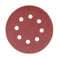 TIMCO Random Orbital Sanding Discs - 60 Grit - Red 125mm