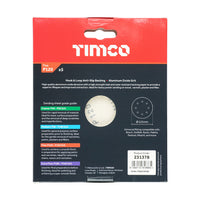 TIMCO Random Orbital Sanding Discs - 120 Grit - Red 125mm