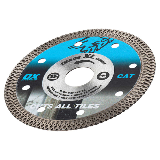 OX Tools Trade XL Cuts All Tiles Diamond Blade