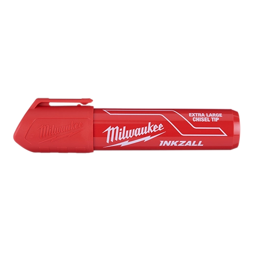 Milwaukee Inkzall RED Extra Large Chisel Tip Jobsite marker