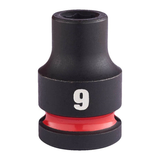 Milwaukee 9mm ShockWave Impact Duty 1/2" Drive Impact Socket