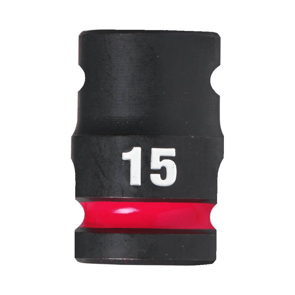 Milwaukee 15mm ShockWave Impact Duty 1/2" Drive Impact Socket