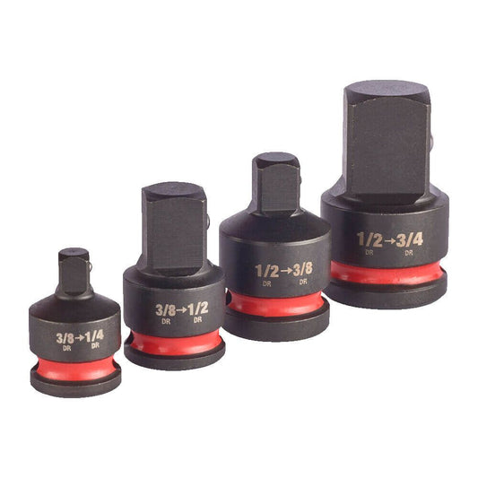 Milwaukee 4 Piece ShockWave Impact Duty Adaptor Set