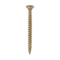 TIMCO 4.0 x 50mm C2 Strong Fix Premium Wood Screw, Countersunk Pozi, Steel Zinc / Yellow Plated (Tub of 800)