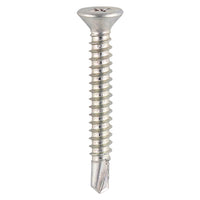 TIMCO Window Fabrication Screws - Countersunk - PH - Self-Tapping - Self-Drilling Point - Zinc 4.8 X 45mm