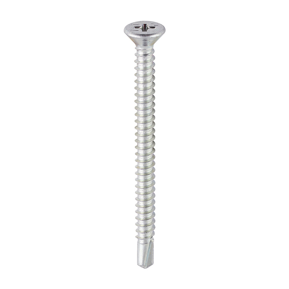 TIMCO Window Fabrication Screws - Countersunk - PH - Self-Tapping - Self-Drilling Point - Zinc 4.8 x 60mm