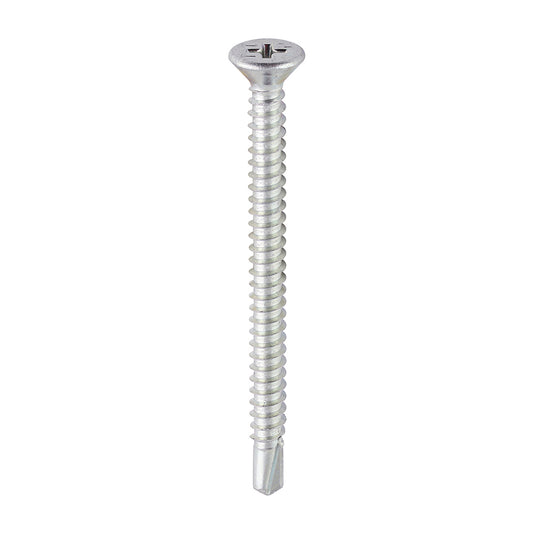 TIMCO Window Fabrication Screws - Countersunk - PH - Self-Tapping - Self-Drilling Point - Zinc 4.8 x 60mm