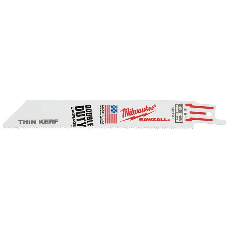 Milwaukee 150mm x 18tpi Metal Sawzall Blades 5pk