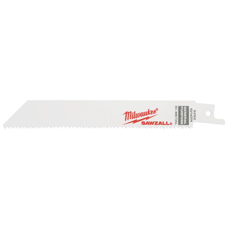 Milwaukee 150mm x 10/14tpi Multi Material Sawzall Blades 5pk