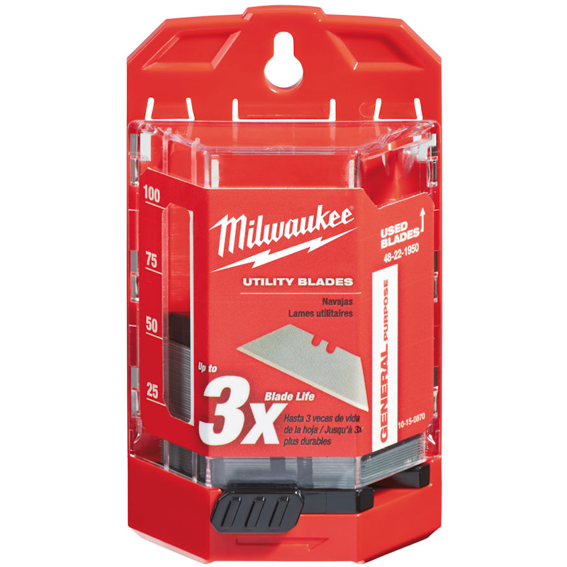 Milwaukee General Purpose Utility Knife Blades (50 Pack)