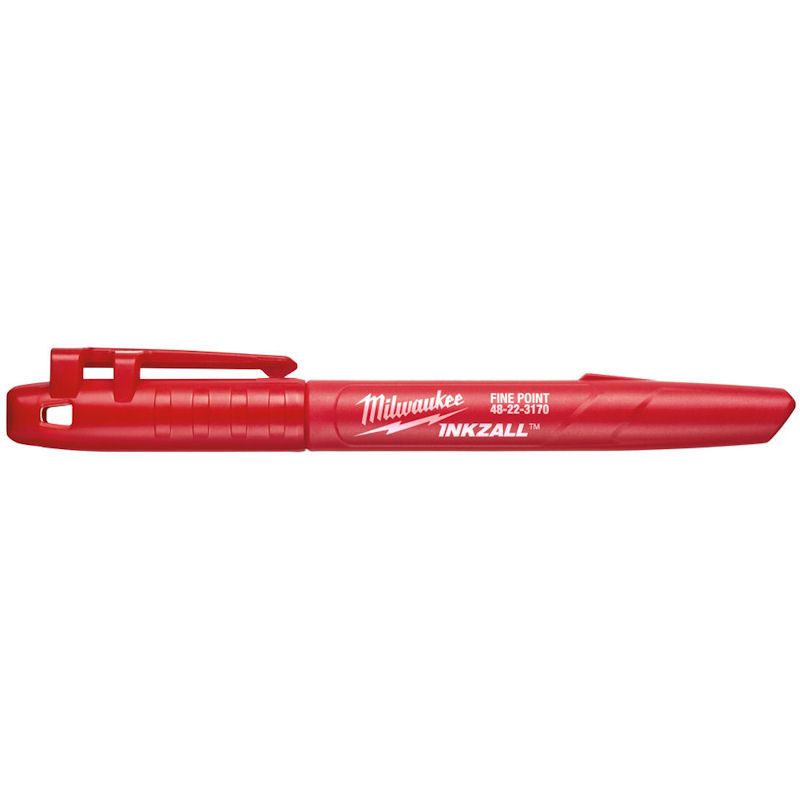 Milwaukee Red Fine Point INKZALL™ Jobsite Marker