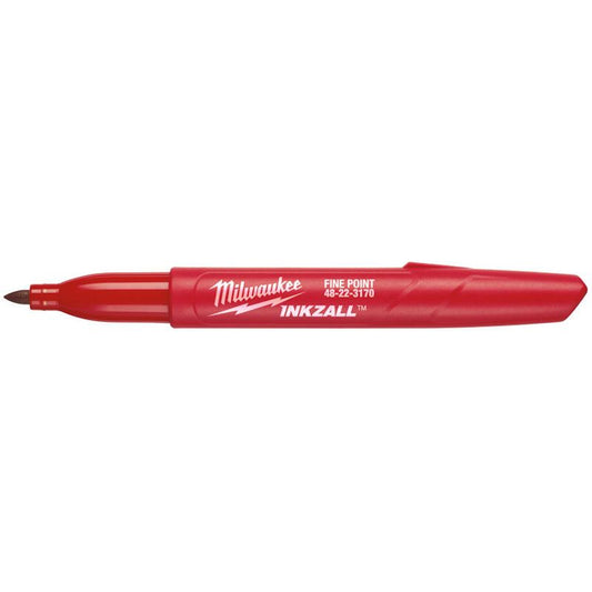 Milwaukee Red Fine Point INKZALL™ Jobsite Marker