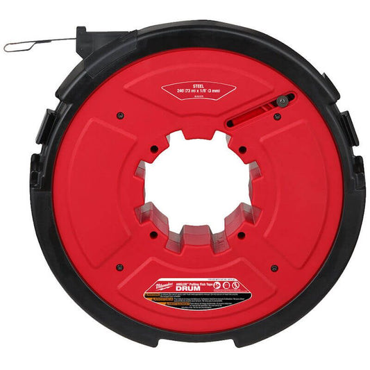 Milwaukee 72m Steel Fish Tape Drum