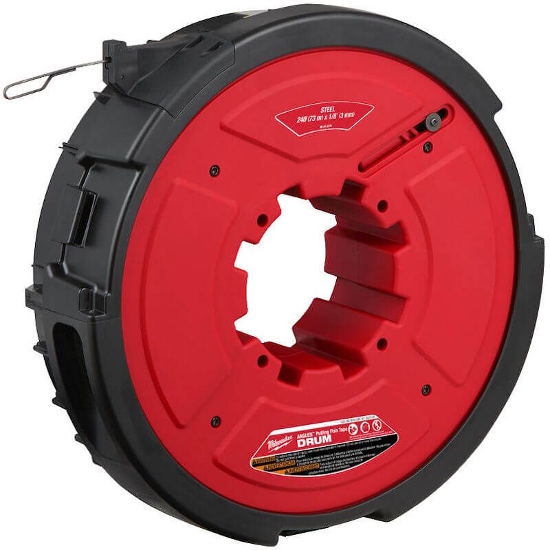 Milwaukee 72m Steel Fish Tape Drum