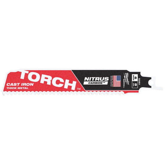 Milwaukee 150mm 8TPi Metal Torch™ Heavy Duty Saw Blade with Nitrus Carbide