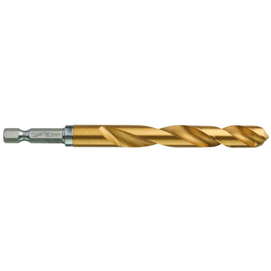 Milwaukee Red Hex - SHOCKWAVE™ HSS-G TiN Metal Drill Bit 12.0mm