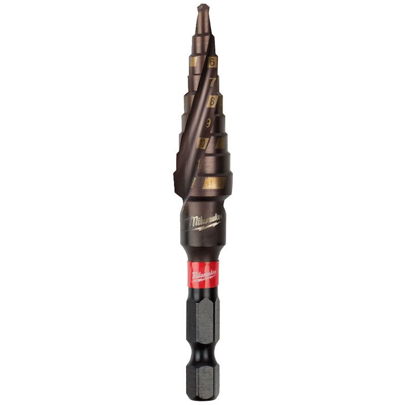 Milwaukee 4mm - 12mm (1mm Steps) ShockWave Impact Duty Step Drill Bit