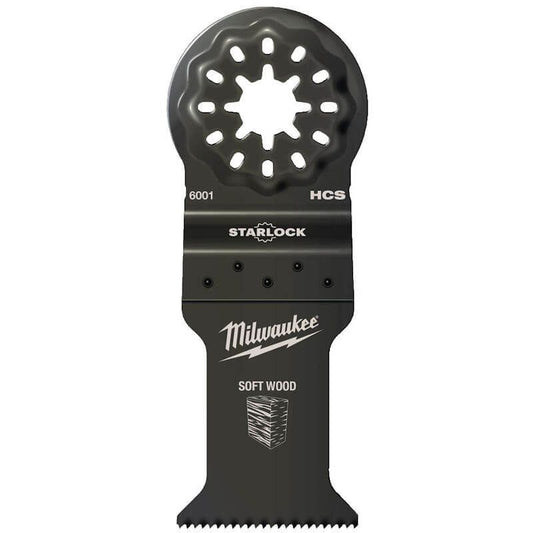 Milwaukee 35mm Plunge Cut Wood StarLock Multi-Tool Blade