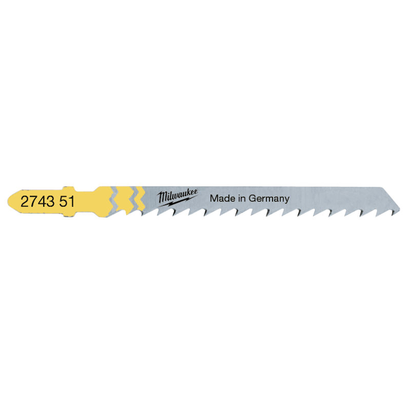 Milwaukee T101D 75mm x 4mm Clean & Splinter Free Jigsaw Blades (5 Pack)