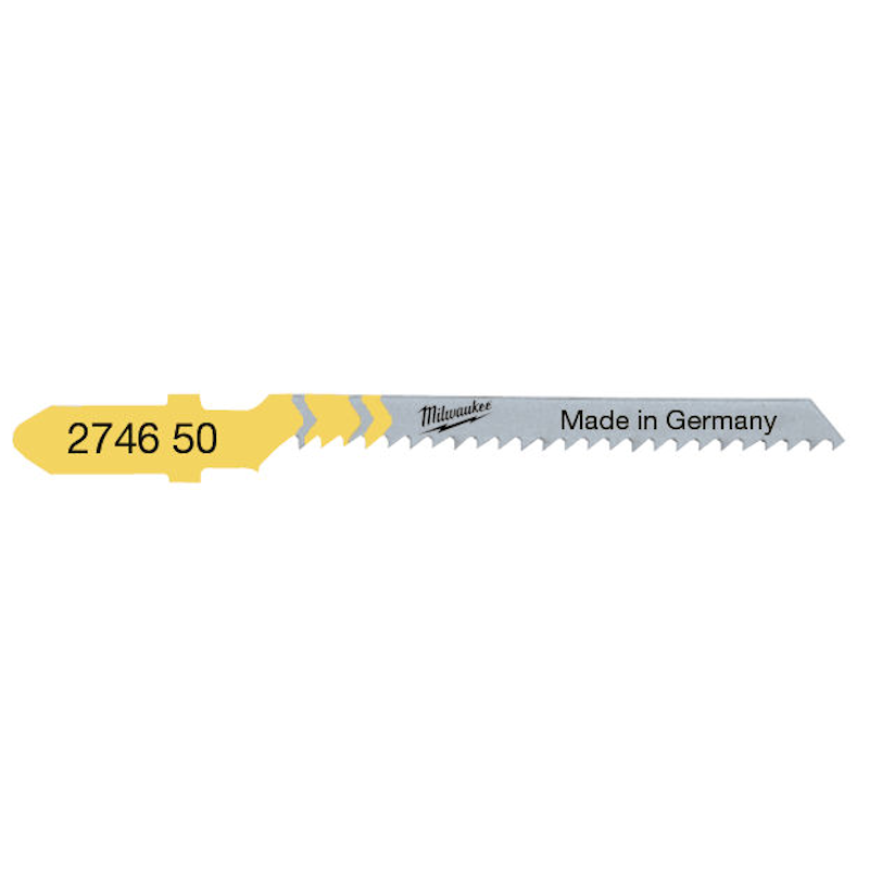 Milwaukee T119BO 50mm x 2mm Curve Jigsaw Blades (5 Pack)