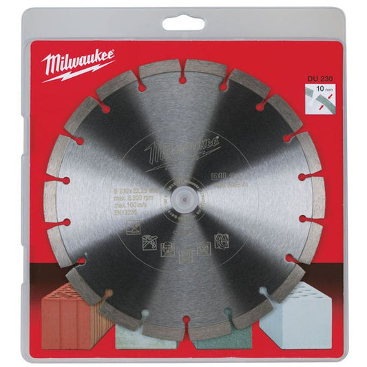 Milwaukee 230mm DU Diamond Circular Saw Blade