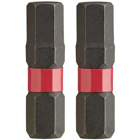 Milwaukee ShockWave Impact Duty Impact Hex 2.5mm x 25mm Screwdriver Bits