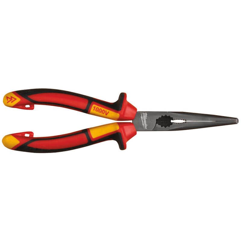 Milwaukee 205mm VDE Long Nose Pliers