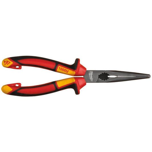 Milwaukee 205mm VDE Long Nose Pliers