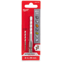 Milwaukee 4.0mm x 90mm Multi Material Drill Bit