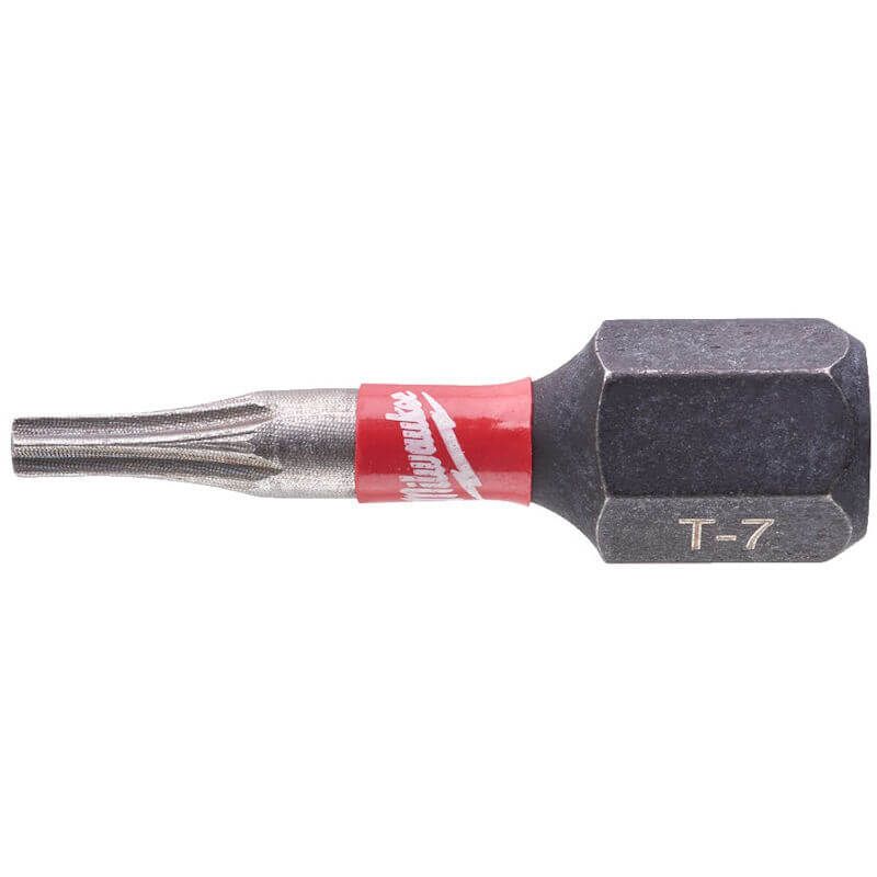 Milwaukee ShockWave Impact Duty TX7 x 25mm Screwdriving Bits (2 Pack)