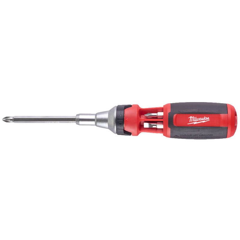 Milwaukee 9-in-1 Universal Ratcheting Multi-Bit Screwdriver