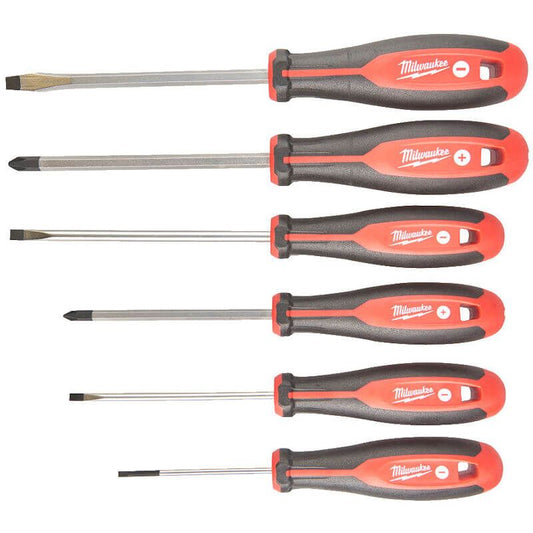 Milwaukee Tri-Lobe Screwdriver Set 2 x6 Pcs
