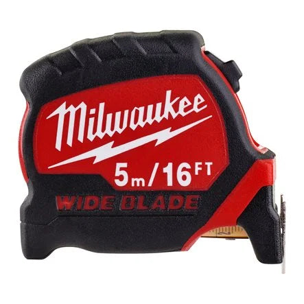 Milwaukee 5m / 16ft Premium Wide Blade Tape Measure