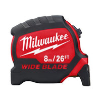 Milwaukee 8m / 26ft Premium Wide Blade Tape Measure