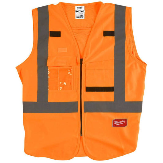 Milwaukee 2XL/3XL Orange Hi-Visibility Vest