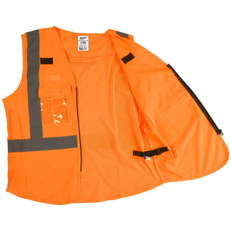 Milwaukee 2XL/3XL Orange Hi-Visibility Vest