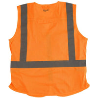 Milwaukee 2XL/3XL Orange Hi-Visibility Vest