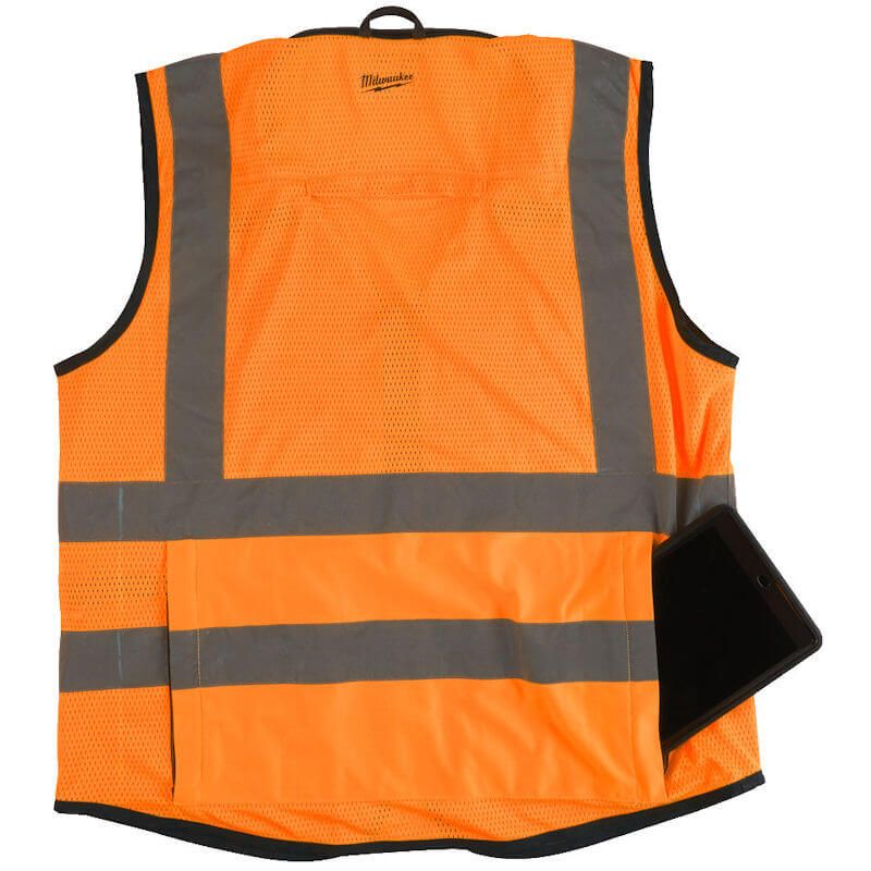 Milwaukee 2XL/3XL Orange Premium Hi-Visibility Vest