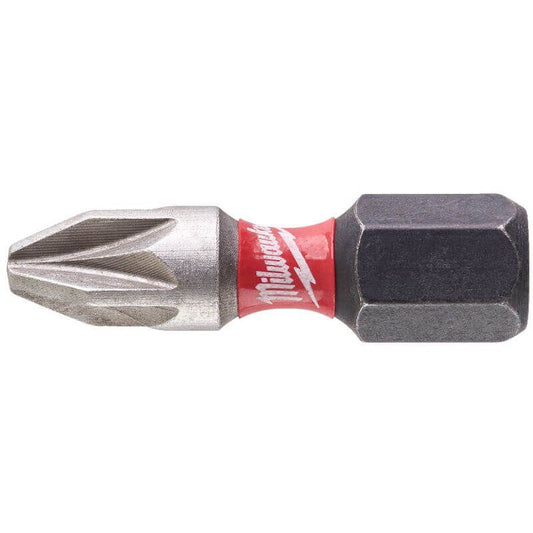 Milwaukee SHOCKWAVE™ Impact Duty Screwdriver Bits PZ2 x 25mm