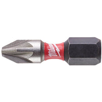 Milwaukee 25 Piece SHOCKWAVE™ Impact Duty Screwdriver Bits PZ2 x 25mm