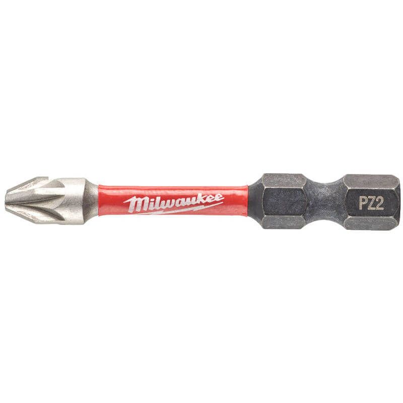 Milwaukee SHOCKWAVE™ Impact Duty Screwdriver Bit PZ2 x 50mm