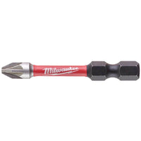 Milwaukee 10 Piece SHOCKWAVE™ Impact Duty Screwdriver Bits PZ2 x 50mm