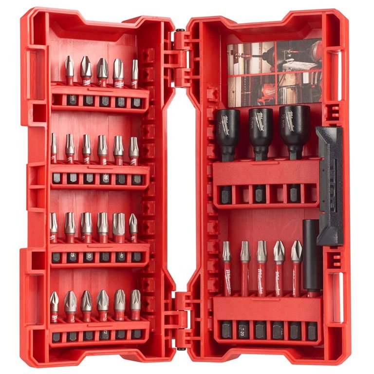 Milwaukee 1/4" Shank SHOCKWAVE™ IMPACT DUTY 32 Piece Mixed Screwdriver Bit Set