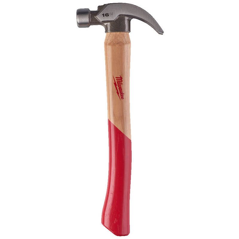 Milwaukee 16oz Hickory Curved Claw Hammer