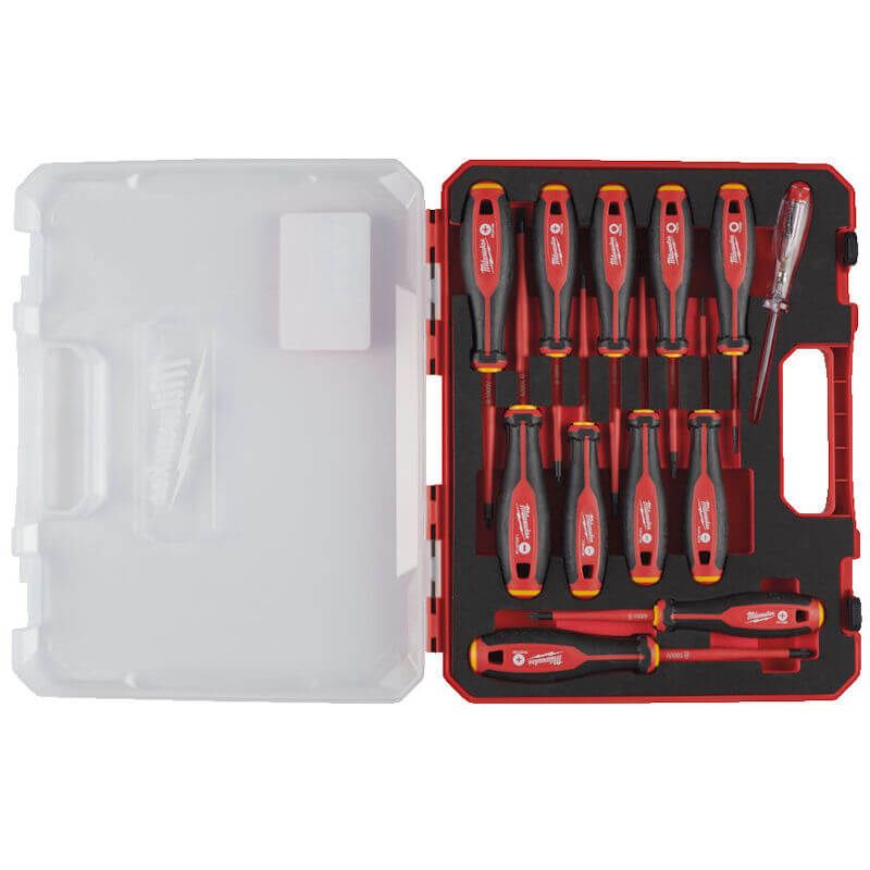 Milwaukee 12 Piece Tri-Lobe VDE Screwdriver Set